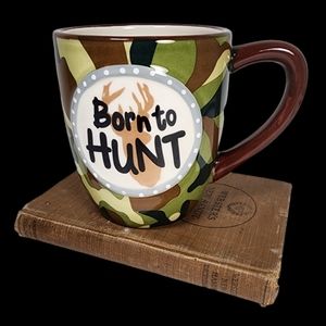 Burton + BURTON Born to Hunt Camo 12 oz Ceramic Coffee Tea Mug Cup 2013
